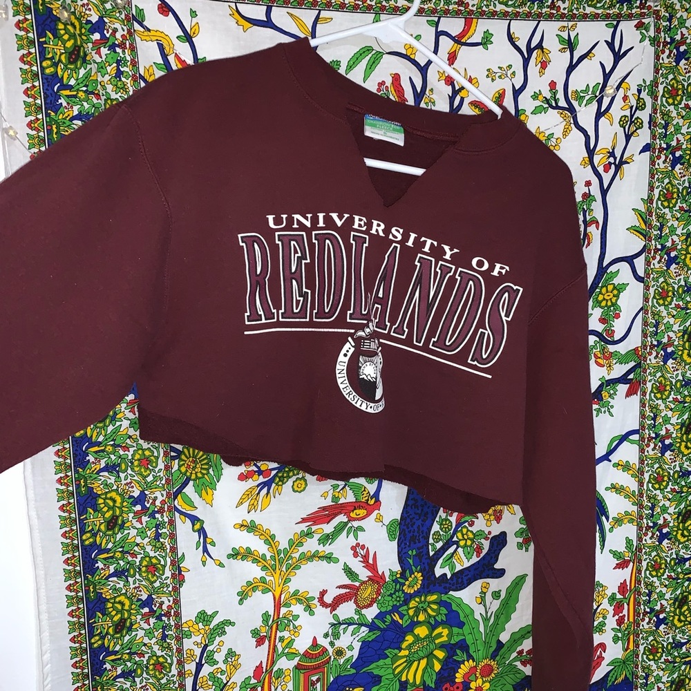 University of Redlands Cropped Crew Neck